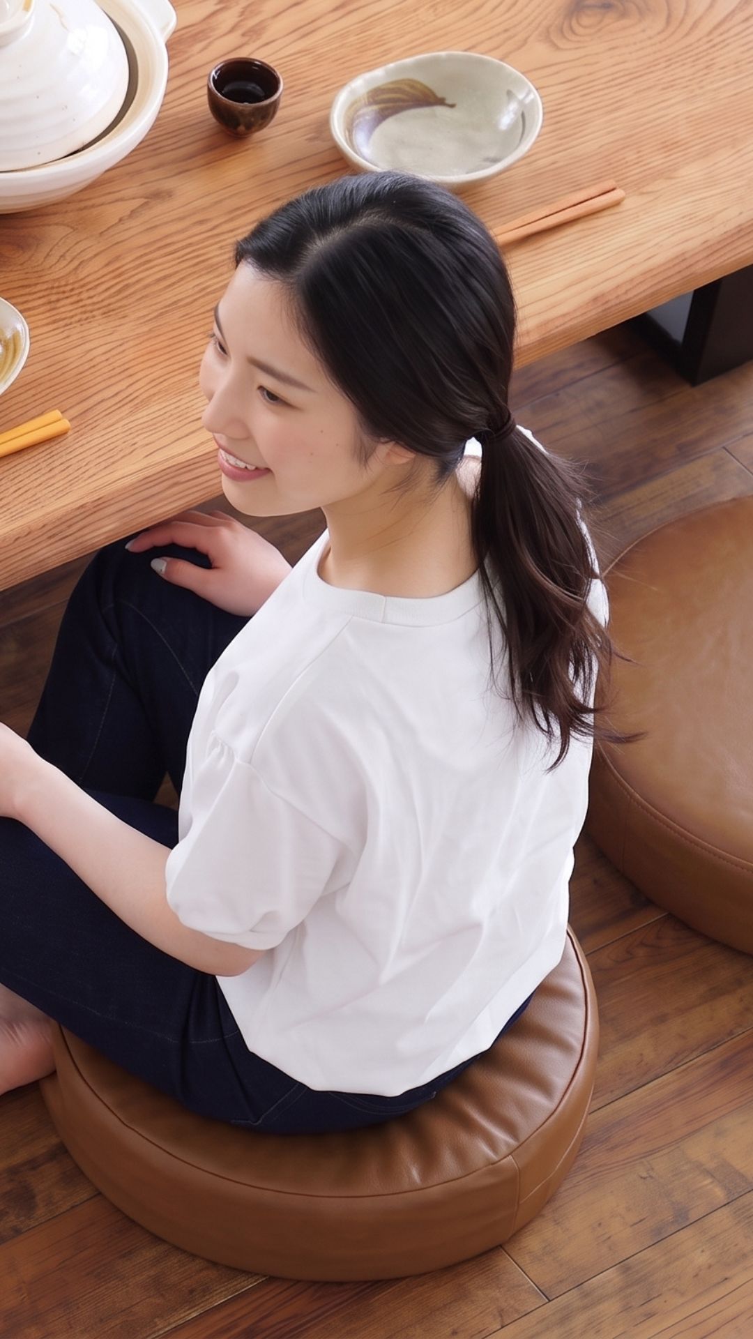 あぐらや床座りの腰掛けに