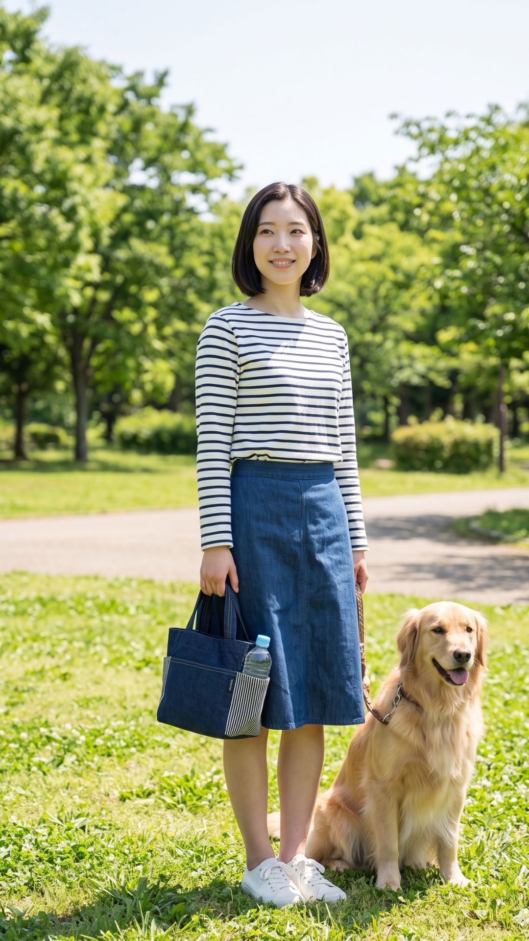 愛犬とのお散歩に