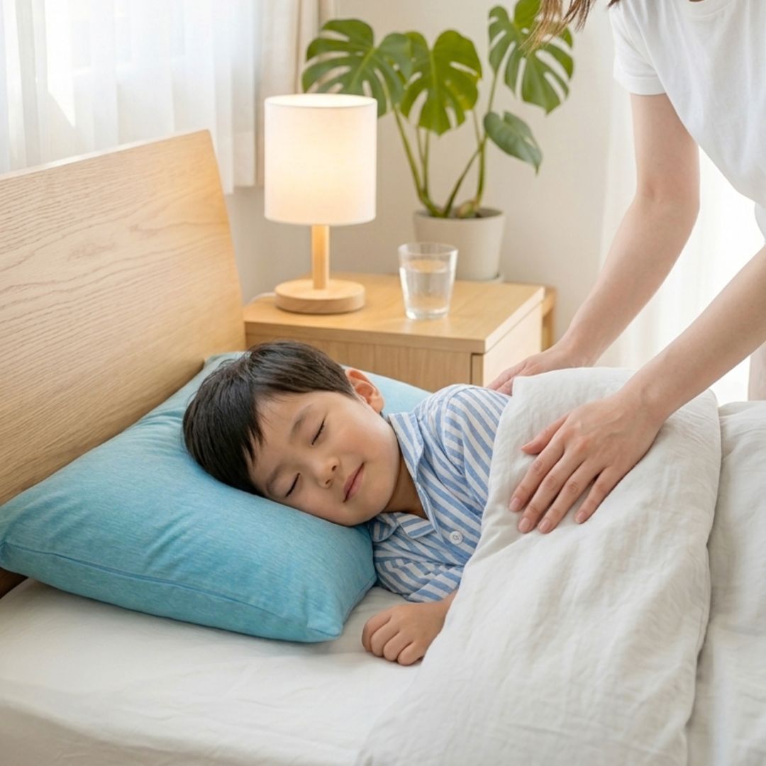 子供の寝汗対策に